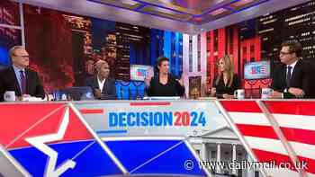 MSNBC in ratings freefall as network's $25m-a-year top star is deserted by 43% of viewers