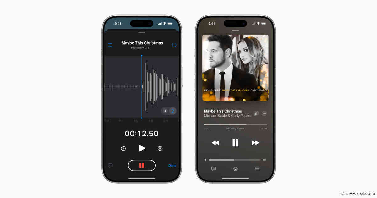 Voice Memos update brings Layered Recording to iPhone 16 Pro lineup