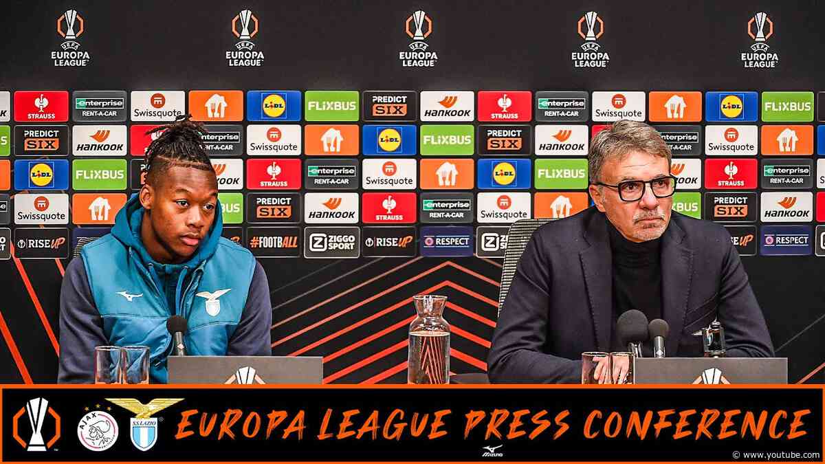 UEFA Europa League | Ajax-Lazio, mister Baroni e Noslin in conferenza stampa