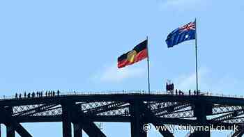 Peter Dutton implies that only the Australian flag should be flown on the Harbour Bridge