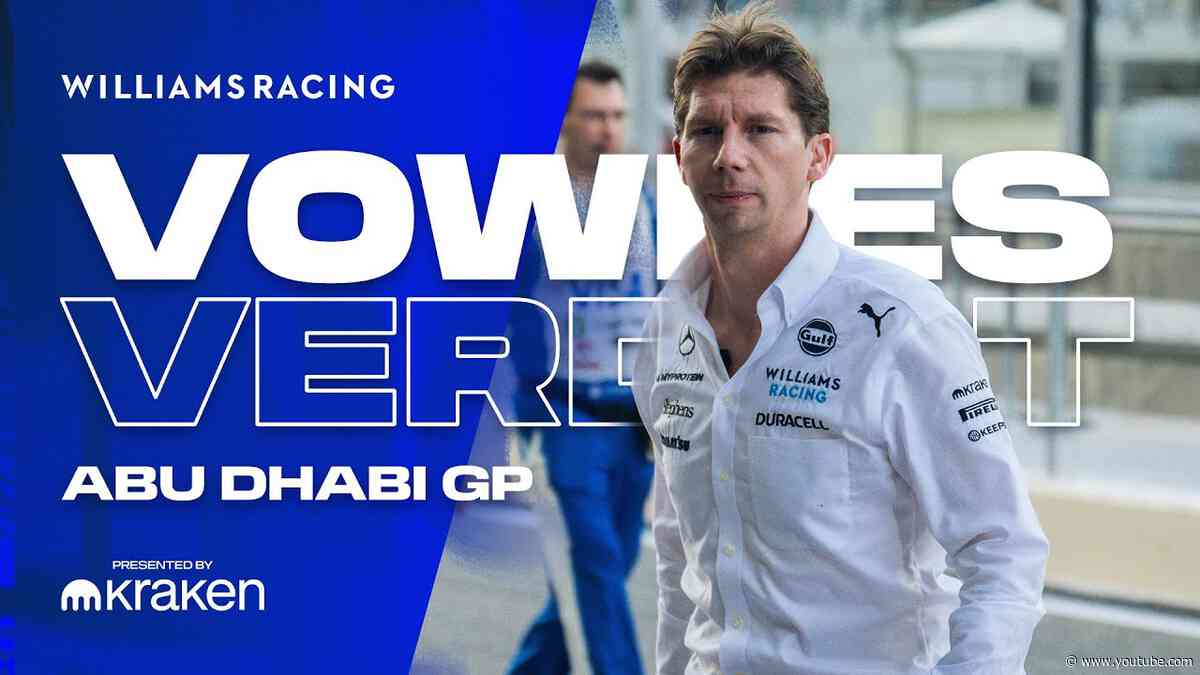 "LOTS TO LOOK FORWARD TO IN OUR FUTURE" | The Vowles Verdict | Abu Dhabi GP