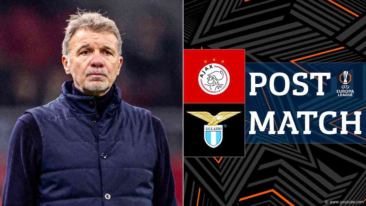 UEFA Europa League | Ajax-Lazio, le interviste post partita