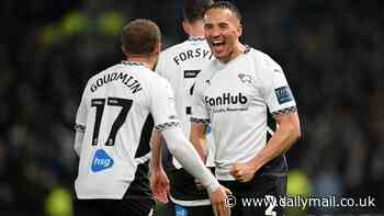 Derby County 4-0 Portsmouth: Paul Warne's men earn key win in Championship relegation battle as they break winless run with riotous performance at Pride Park