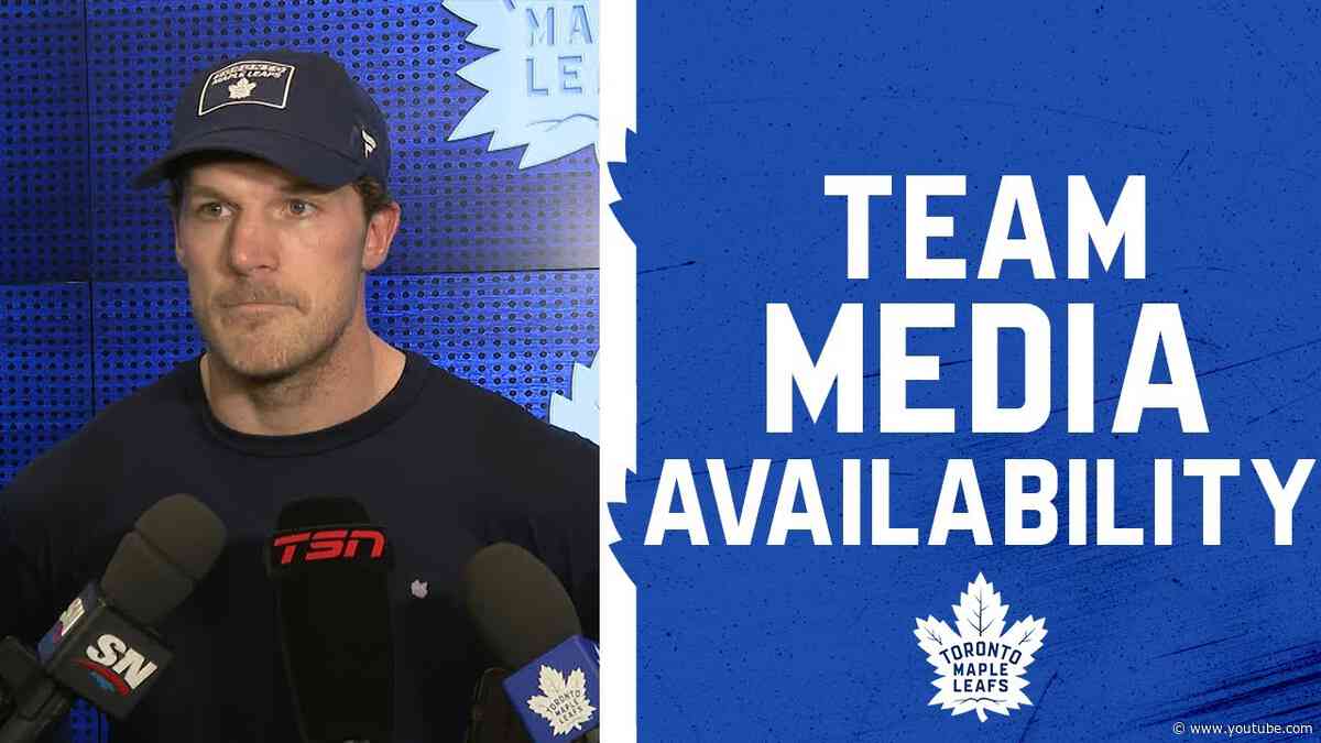 Maple Leafs Media Availability | Pregame vs Anaheim Ducks | December 12, 2024