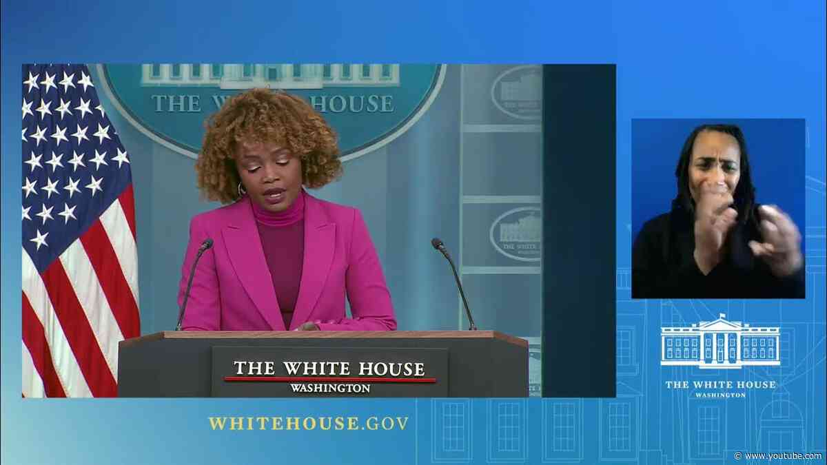 12/12/24: Press Briefing by Press Secretary Karine Jean-Pierre