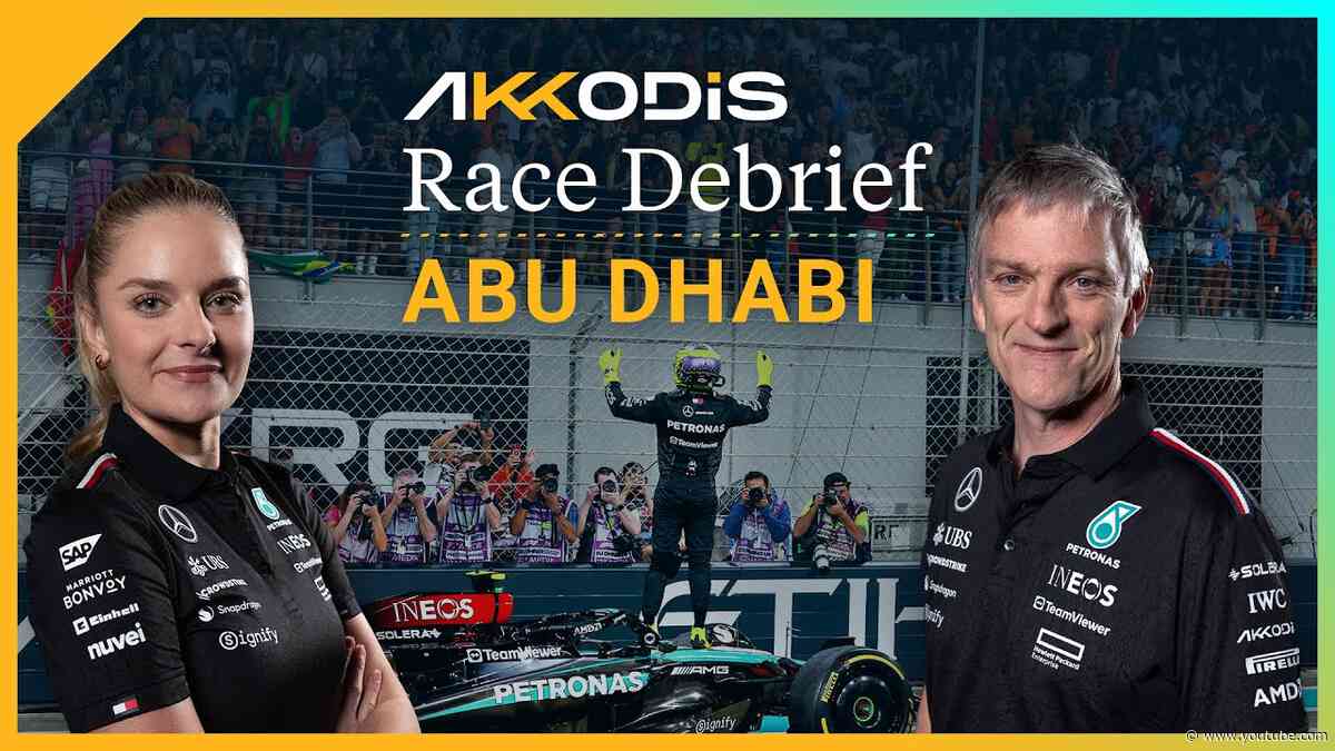 Lewis’ Final Race with the Team | 2024 Abu Dhabi GP F1 Akkodis Race Debrief