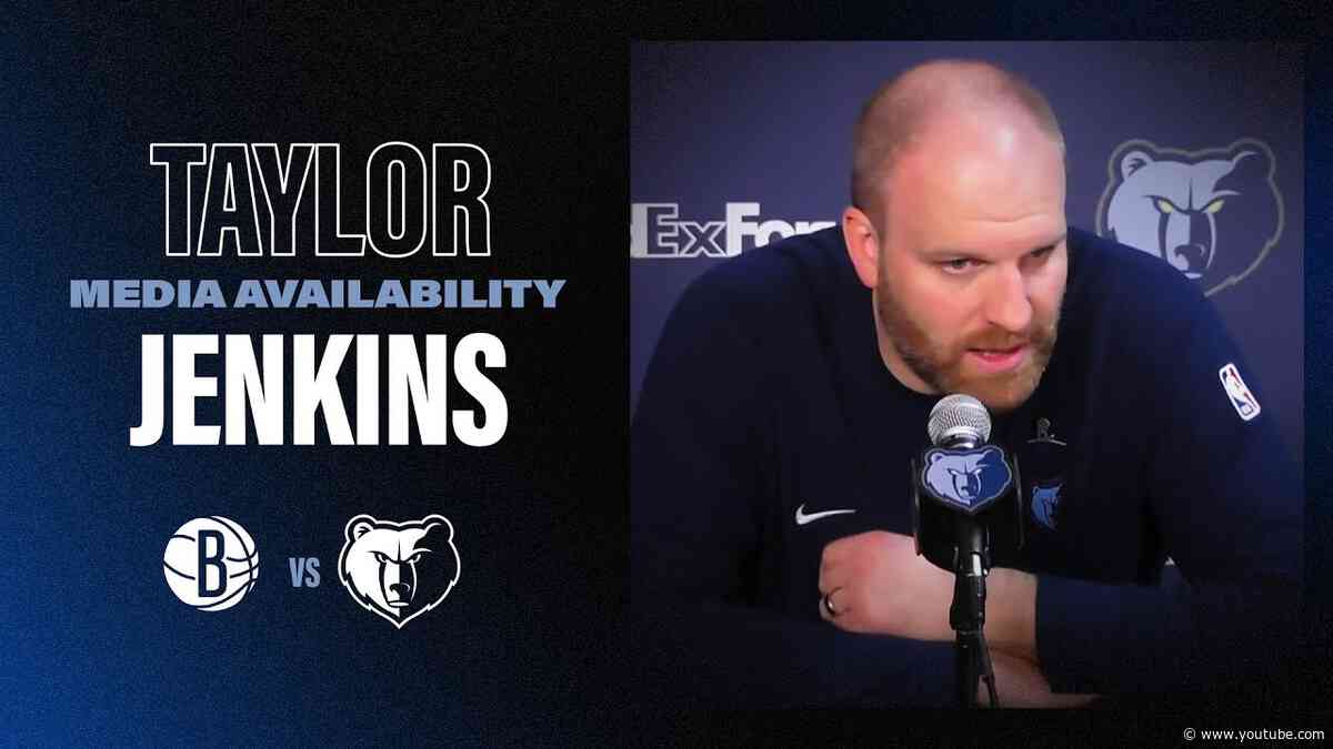 Taylor Jenkins Press Conference | Grizzlies vs. Nets