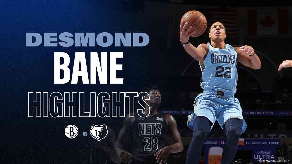 Desmond Bane Highlights vs Brooklyn Nets