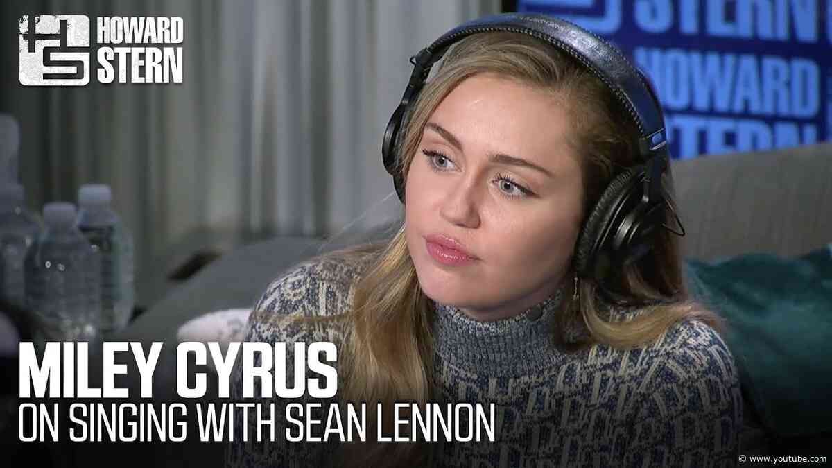 Miley Cyrus on Singing “Happy Xmas (War Is Over)” with Sean Lennon (2018)