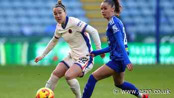 Chelsea's perfect WSL start ended at Leicester