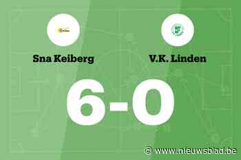 SNA Keiberg B verslaat Linden B met 6-0