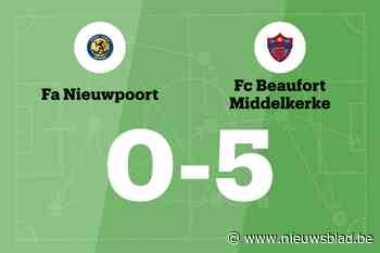 FC Beaufort overklast FA Nieuwpoort B