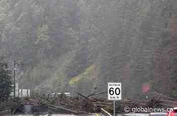 B.C. mudslide shuts down Sea to Sky Highway