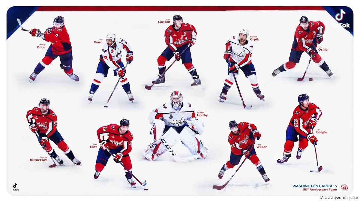 Capitals 50th Anniversary Team Fan Vote Winners