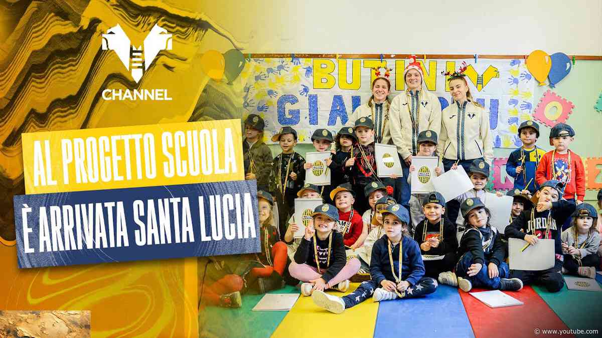 È arrivata Santa Lucia al Progetto Scuola gialloblù!