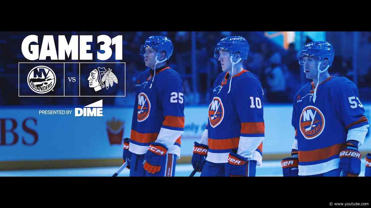 Cinematic Recap: New York Islanders 5 vs Chicago Blackhawks 4 | 12/12/24