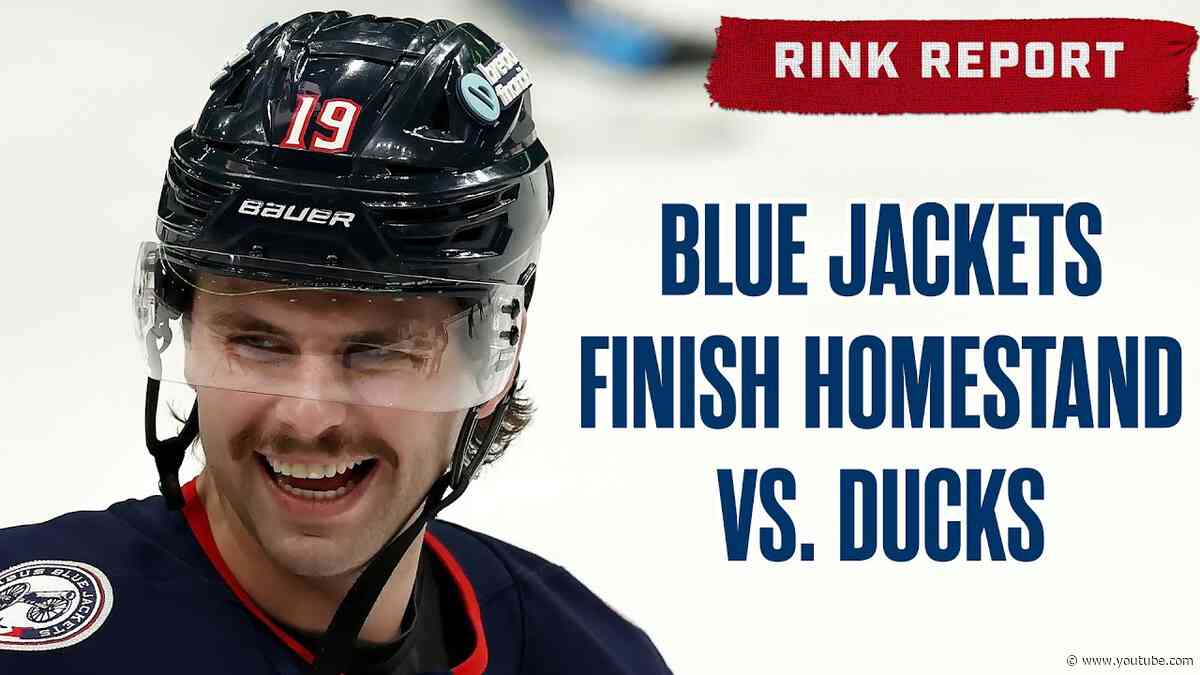 Blue Jackets Finish Three-Game Homestand vs. the Ducks on Saturday Night 😤 | Rink Report