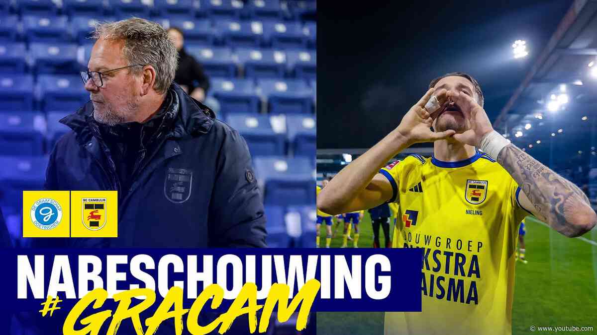 Heerlijke voetbalavondje! 😍 | Nabeschouwing De Graafschap - SC Cambuur ⚔️ | De Jong & Nieling 💬