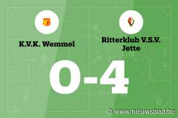 Vier opeenvolgende overwinningen voor Ritterklub Jette B na 0-4 overwinning tegen Wemmel B