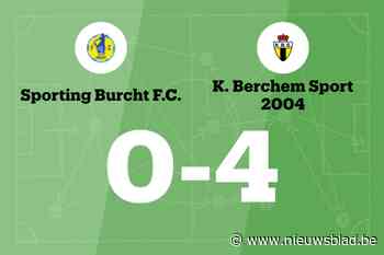 Overduidelijke zege voor Berchem Sport B tegen Burcht