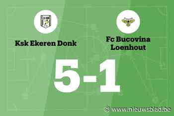 Ekeren Donk wint tegen Bucovina Loenhout door treffers van Depuydt