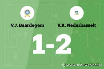 VK Nederhasselt wint met één goal verschil van VJ Baardegem