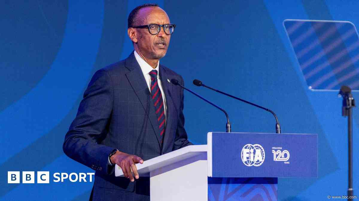 Rwanda President Kagame announces F1 race bid