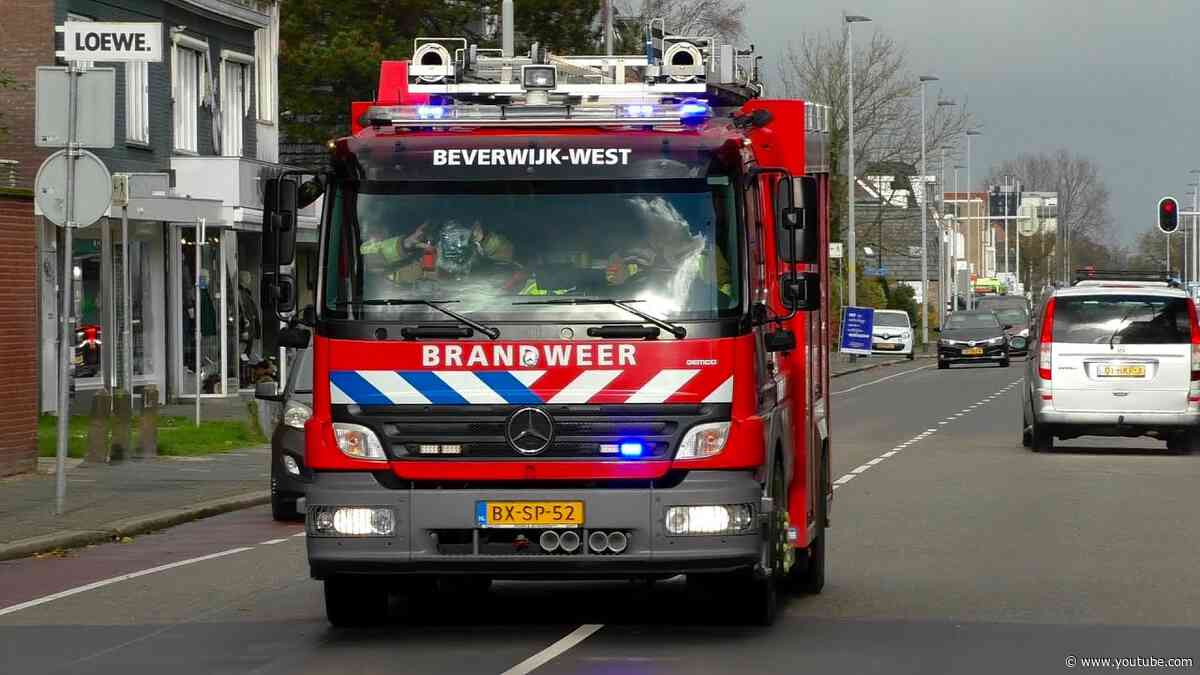 [Bullhorn] TS 12-2230 OVD 12-1291 TS 12-4030 en Politie met Spoed naar een Middelbrand in Beverwijk