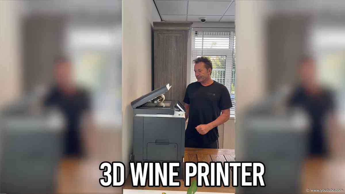 Gieren Met Geer I 3D WINE PRINTER