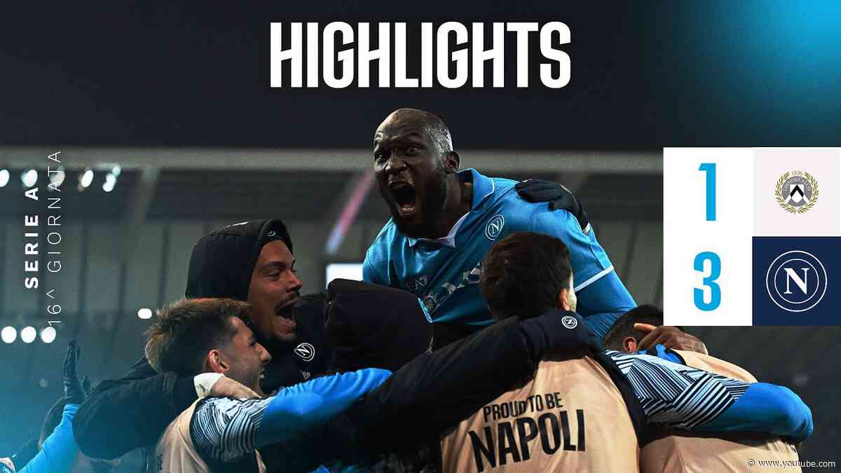 Highlights | Udinese - Napoli 1-3 | Serie A - 16ª giornata