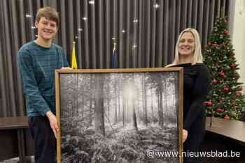 Veiling van kunstwerk tijdens kerstconcert voor jeugdverenigingen