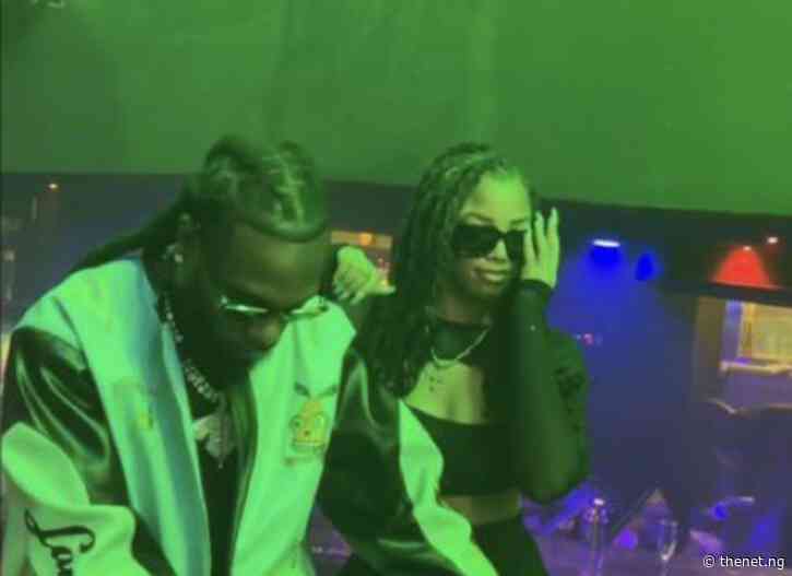 US celebrity Chloe Bailey, Burna Boy set tongues wagging after close romance in lagos night club