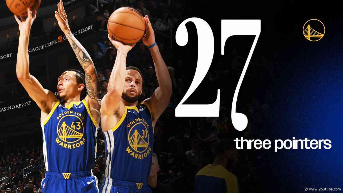 Warriors Set Season-High Three-Pointers vs Dallas | Dec. 15, 2024