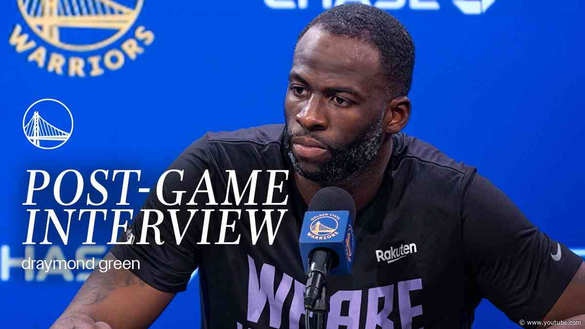 Draymond Green Recaps Warriors Loss vs Dallas | Dec. 15, 2024