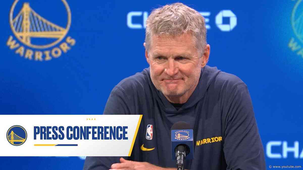 Steve Kerr Previews Warriors Matchup with Mavericks | Dec. 14, 2024