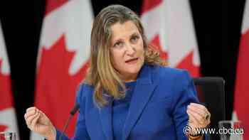 Finance Minister Chrystia Freeland resigns from Trudeau's cabinet