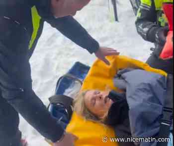 La vidéo choquante de Karin Viard sur une civière après avoir subi un traumatisme crânien au ski