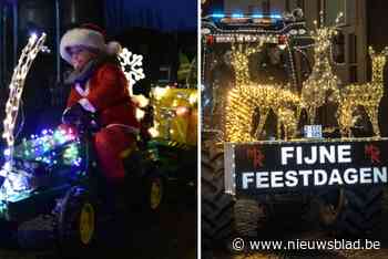 Alleen maar blije gezichtjes op de eerste verlichte tractorrit voor de allerkleinsten: “Volgend jaar zeker opnieuw”