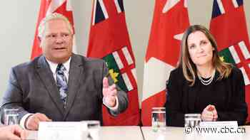 Doug Ford says he wasn't aware Chrystia Freeland planned to resign as finance minister