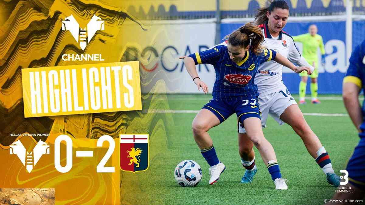 Highlights Serie B Femminile 2024/25 | Hellas Verona Women-Genoa Women 0-2