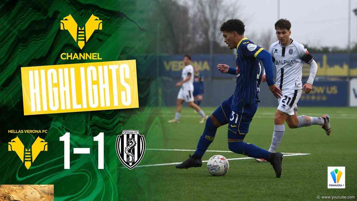 Highlights Primavera 1 2024/25 | Hellas Verona-Cesena 1-1