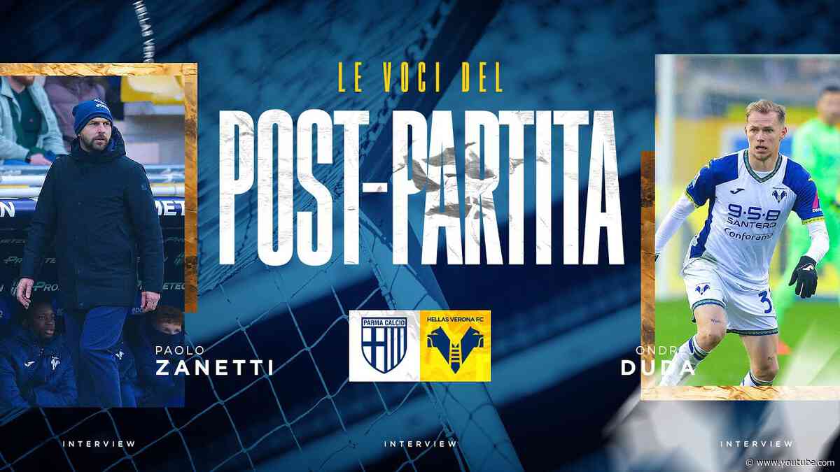 Serie A Enilive 2024/25 | Le voci del post partita: Zanetti e Duda