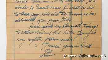 How 'Jack the Ripper's identity is revealed' in a 14-line letter found in an old book in Australia and bought on eBay for £240 by a Bradford carpet fitter - which could now fetch £125,000