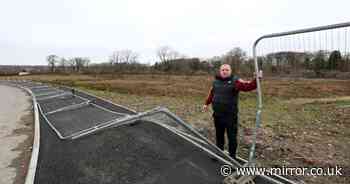 Couple regret moving to new build £358,000 home due to 'eyesore' at the end of the drive