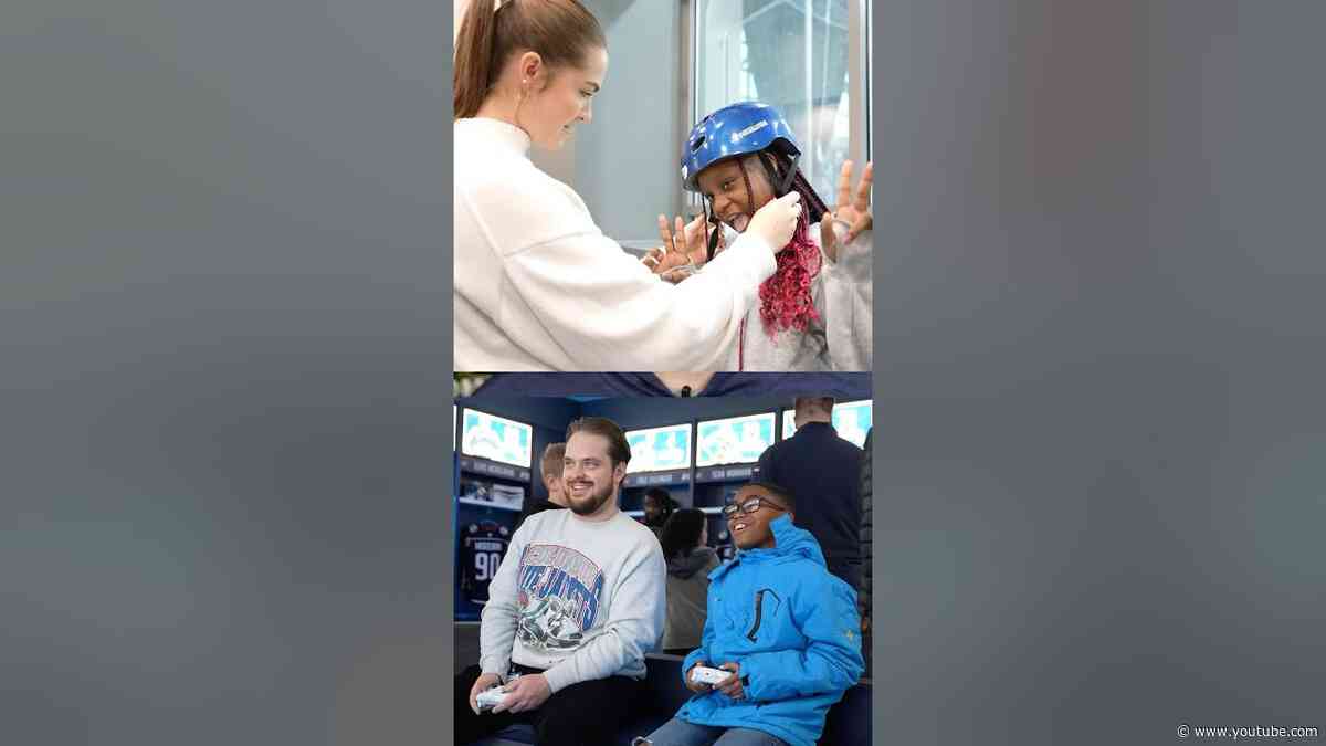 Blue Jackets Host Annual Pen Pal Party at Nationwide Arena! | CBJ Today #hockey #shorts #cbj #nhl