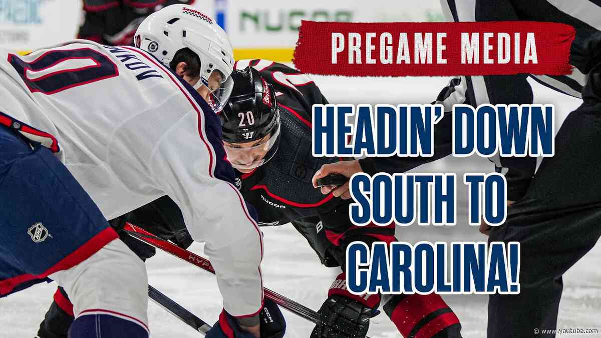 Blue Jackets look to rally in Raleigh! | Pregame Media (12/15/24)