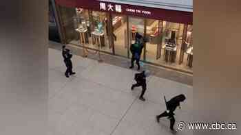 Police search for suspects after smash-and-grab at Fairview Mall jewelry store