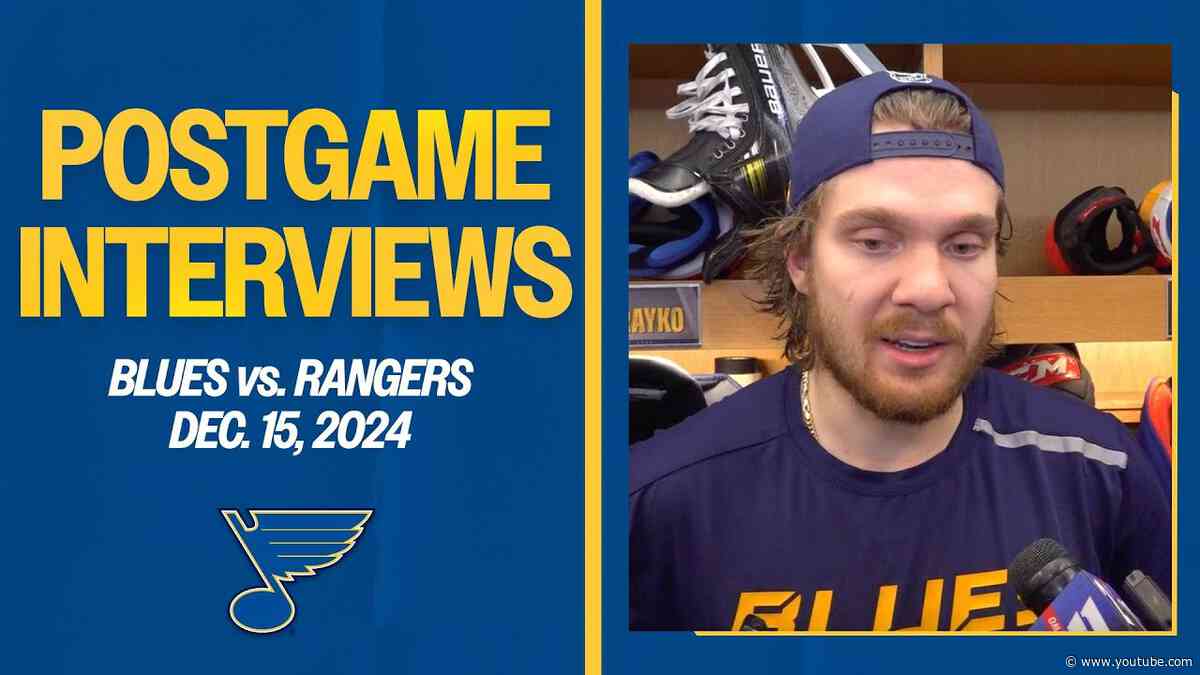 Dec. 15: Postgame Interviews