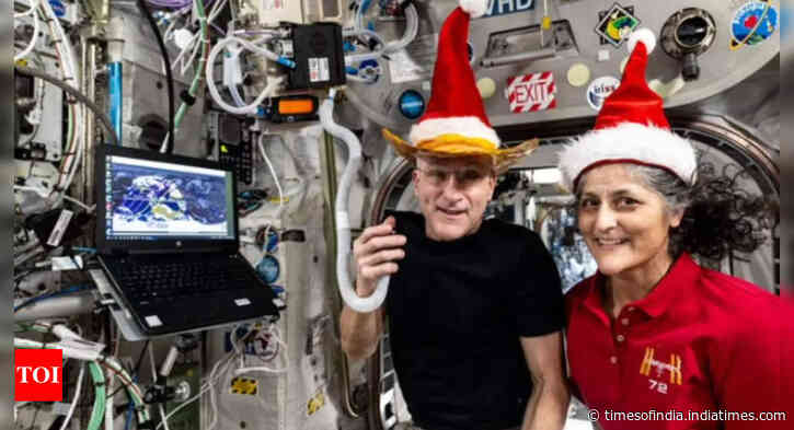 Sunita Williams turns Santa! International Space Station crew spreads Christmas cheer in space after SpaceX Dragon resupply mission