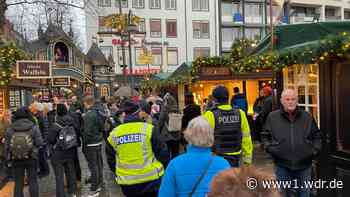 Kölner Weihnachtsmärkte nach Koffer-Alarm